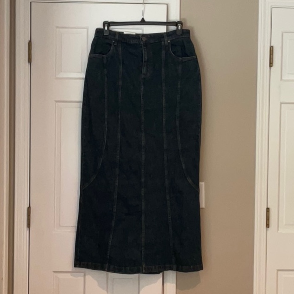 Cotton On Black Maxi Pencil Skirt for Work